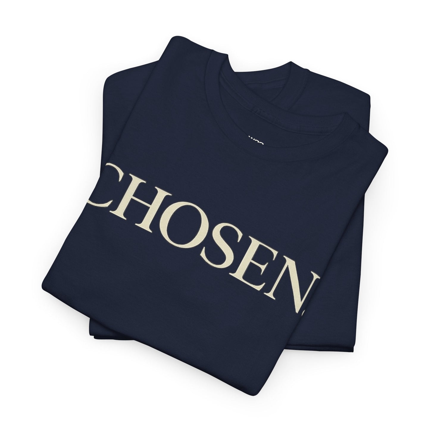 CHOSEN. Minimalist Faith Statement T-Shirt — Premium Christian Tee