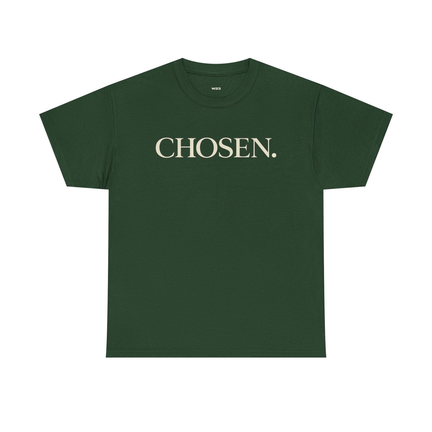 CHOSEN. Minimalist Faith Statement T-Shirt — Premium Christian Tee