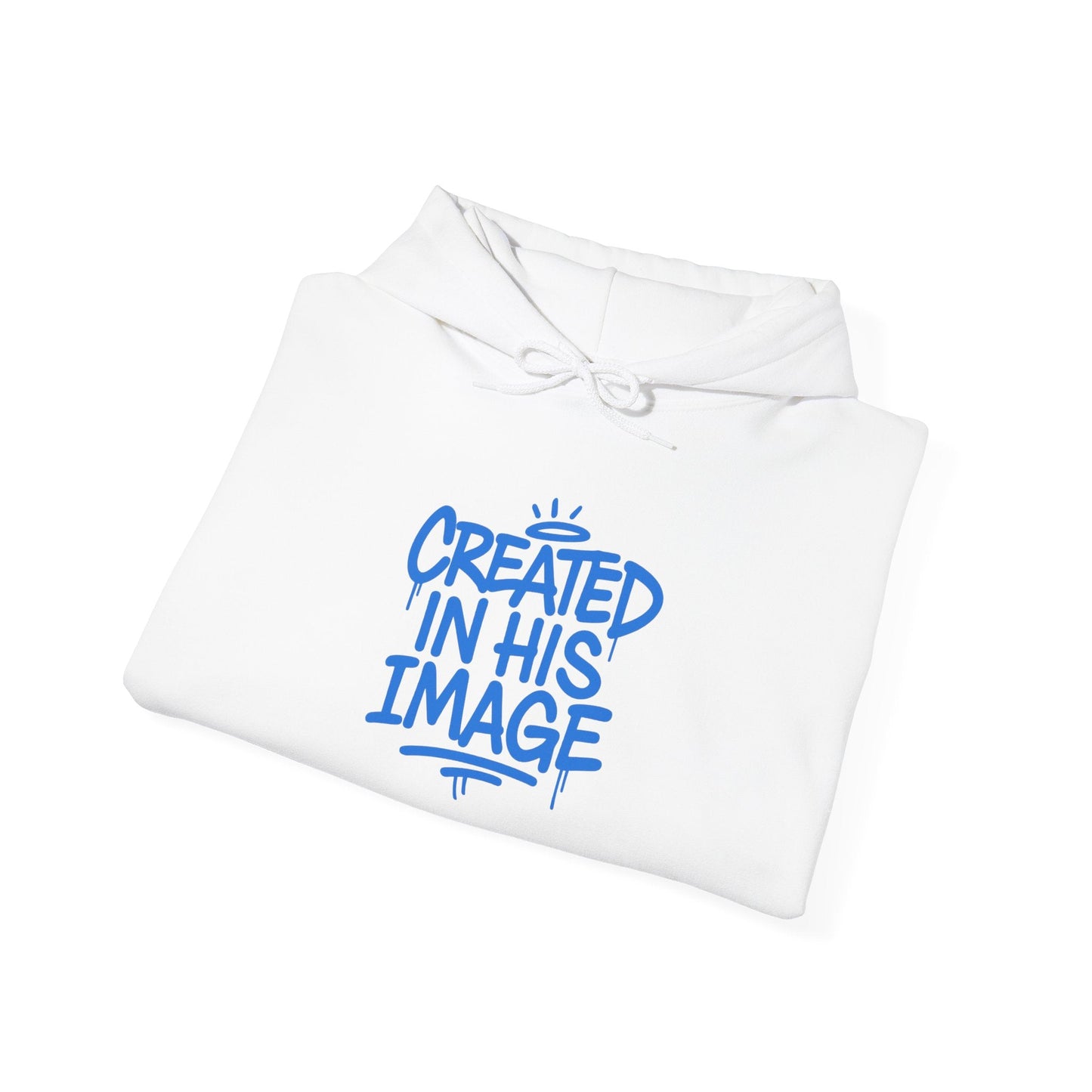 Created In His Image Hoodie — Inspirational Graphic Pullover