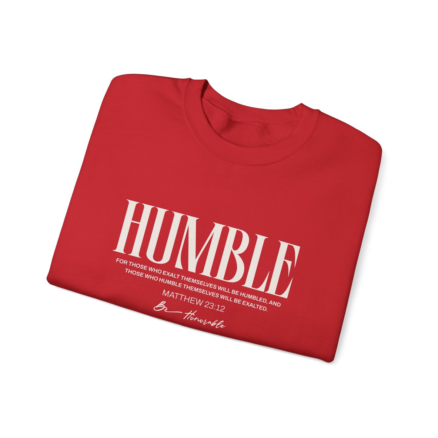 Humble Unisex Sweatshirt — Inspirational Graphic Crewneck