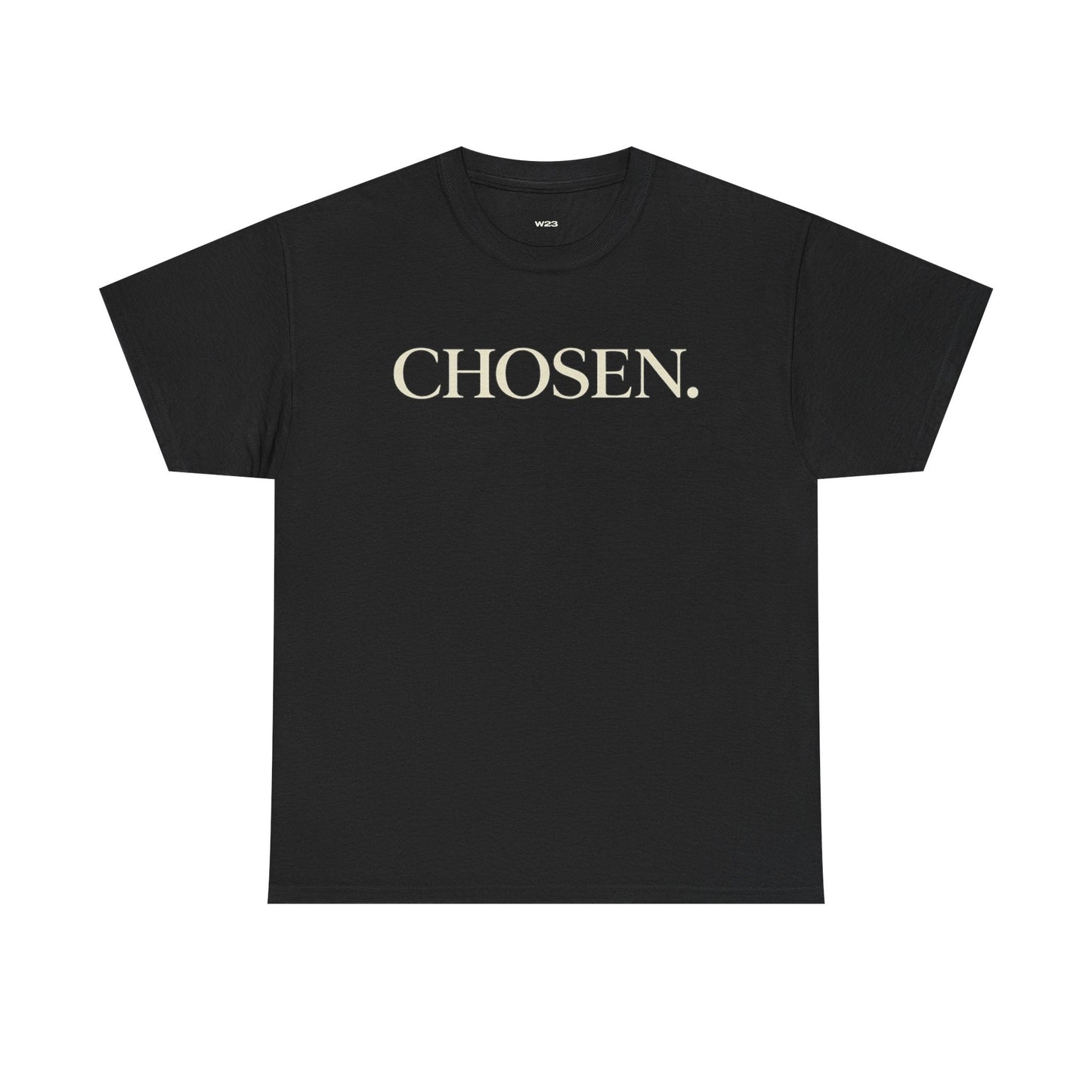 CHOSEN. Minimalist Faith Statement T-Shirt — Premium Christian Tee