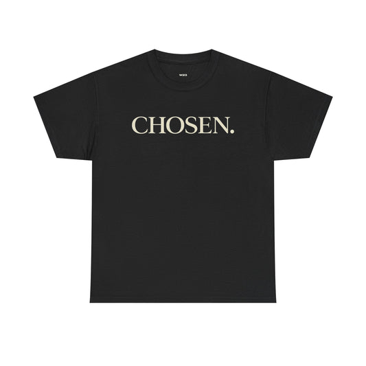 CHOSEN. Minimalist Faith Statement T-Shirt — Premium Christian Tee