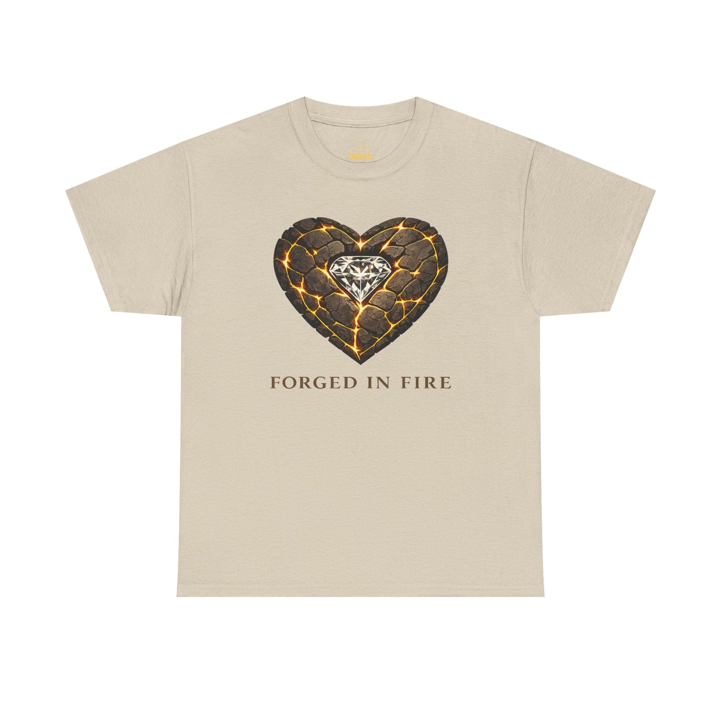 Forged In Fire – Diamond Heart Resilience Graphic Tee