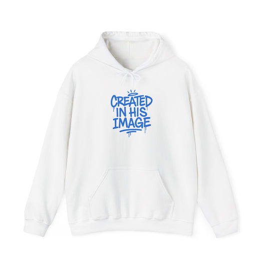 Created In His Image Hoodie — Inspirational Graphic Pullover