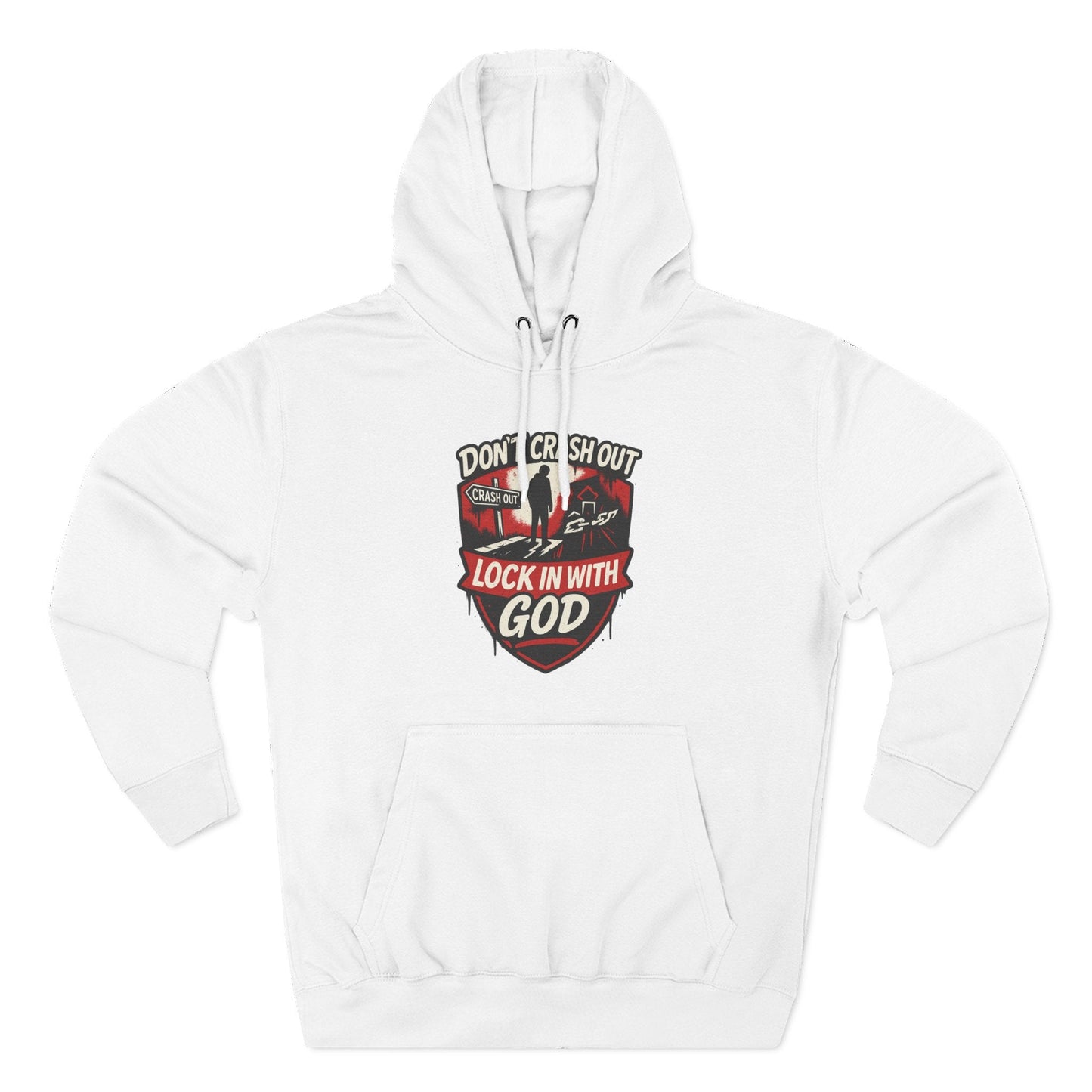 Don't Crash Out, Lock In With God Hoodie — Inspirational Self-Control Pullover