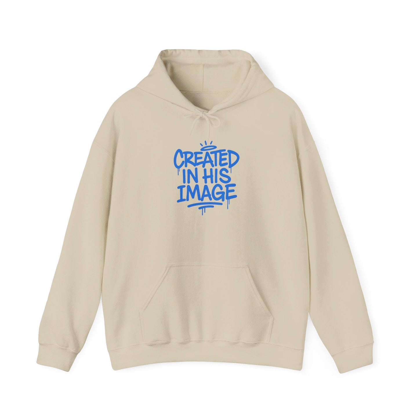 Created In His Image Hoodie — Inspirational Graphic Pullover