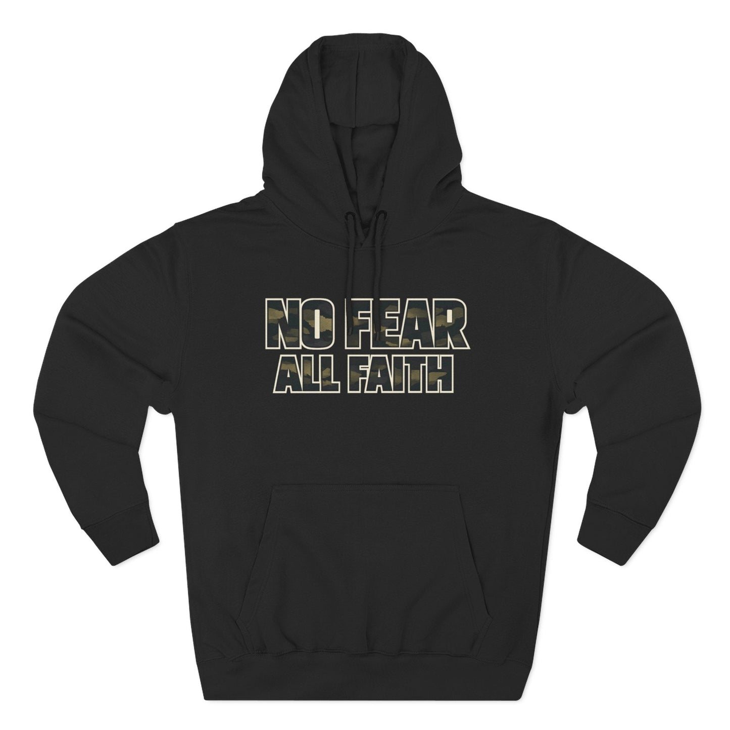 No Fear All Faith Hoodie — 2 Timothy 1:7 Inspirational Pullover