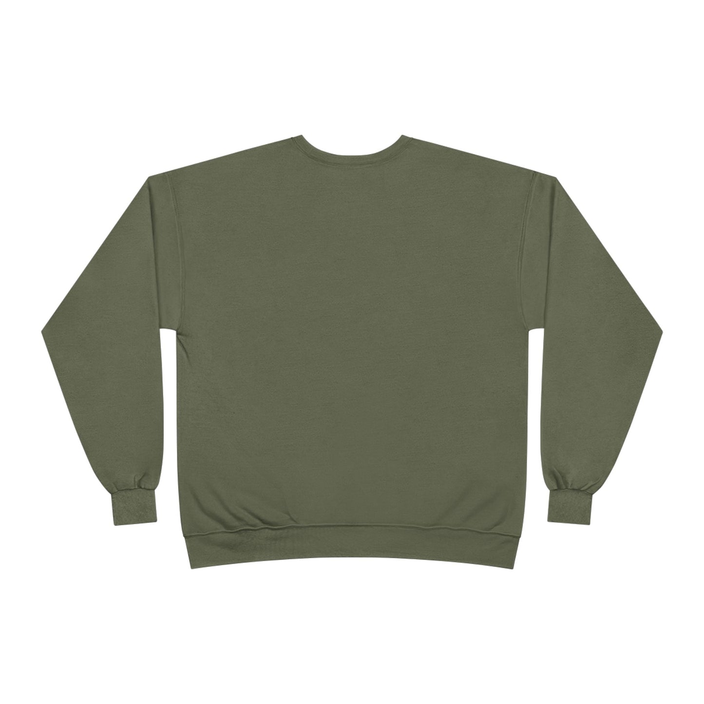 Jesus Crown Crewneck Sweatshirt — Gold Script Inspirational Pullover