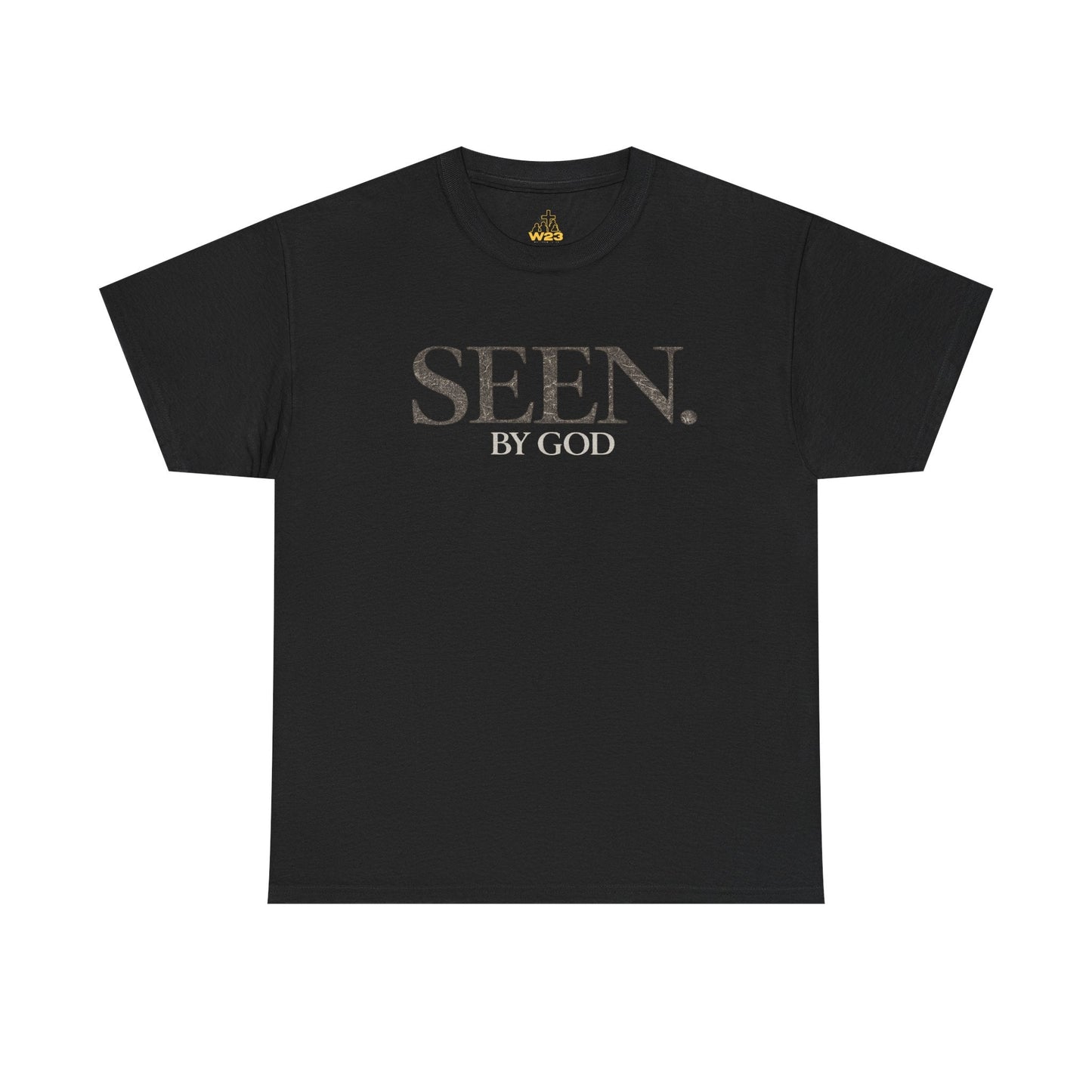 SEEN. BY GOD – Premium Black Faith Streetwear T-Shirt