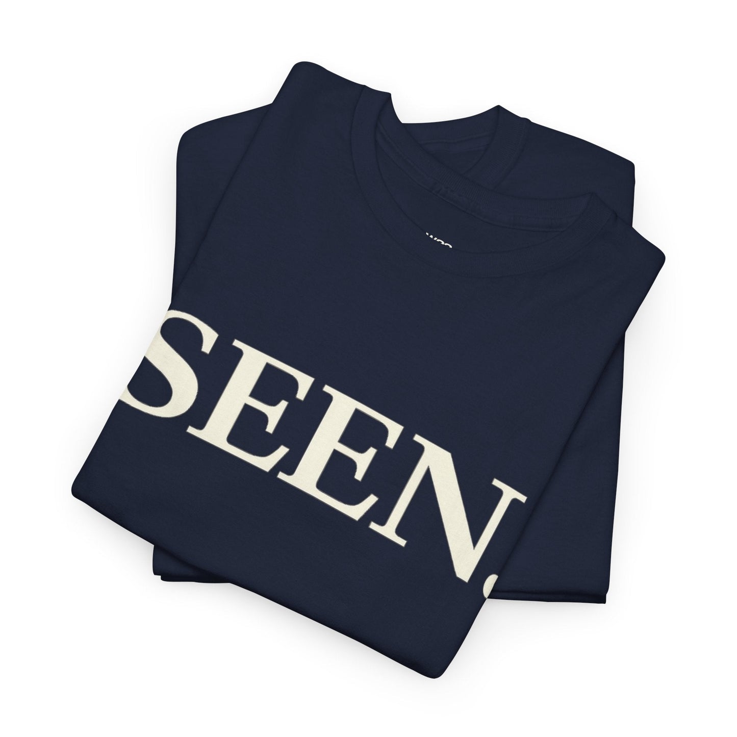 SEEN. MINIMALIST GRAPHIC T-SHIRT — PREMIUM TEE | IDENTITY STATEMENT