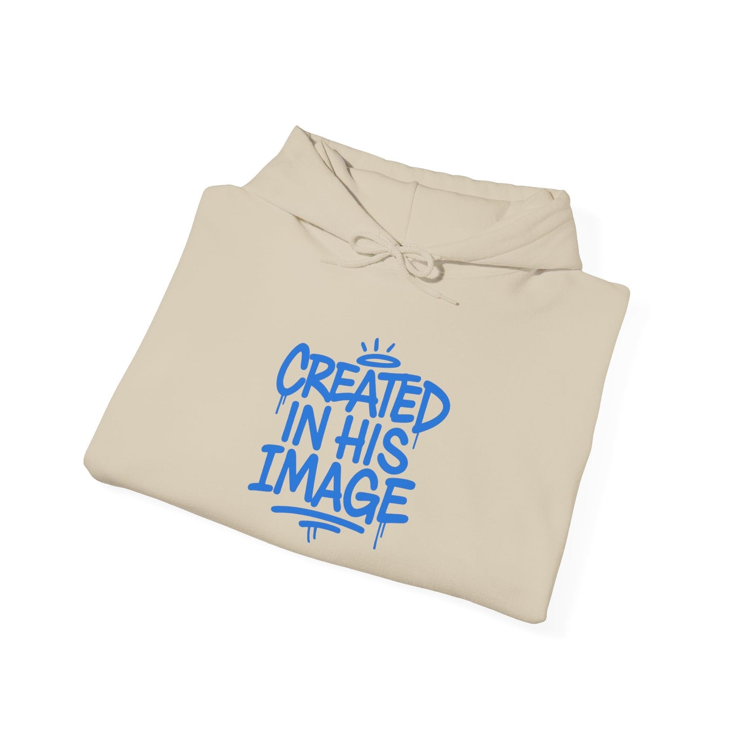 Created In His Image Hoodie — Inspirational Graphic Pullover