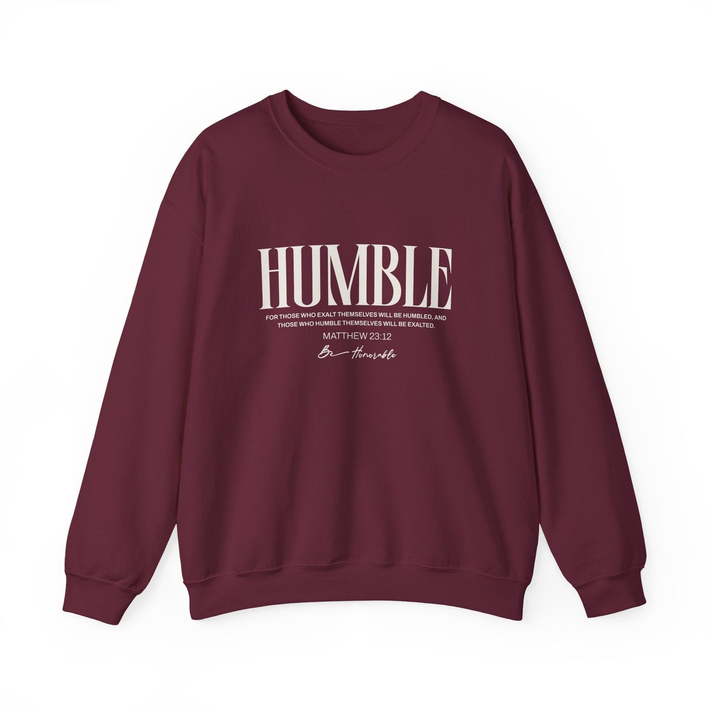 Humble Unisex Sweatshirt — Inspirational Graphic Crewneck