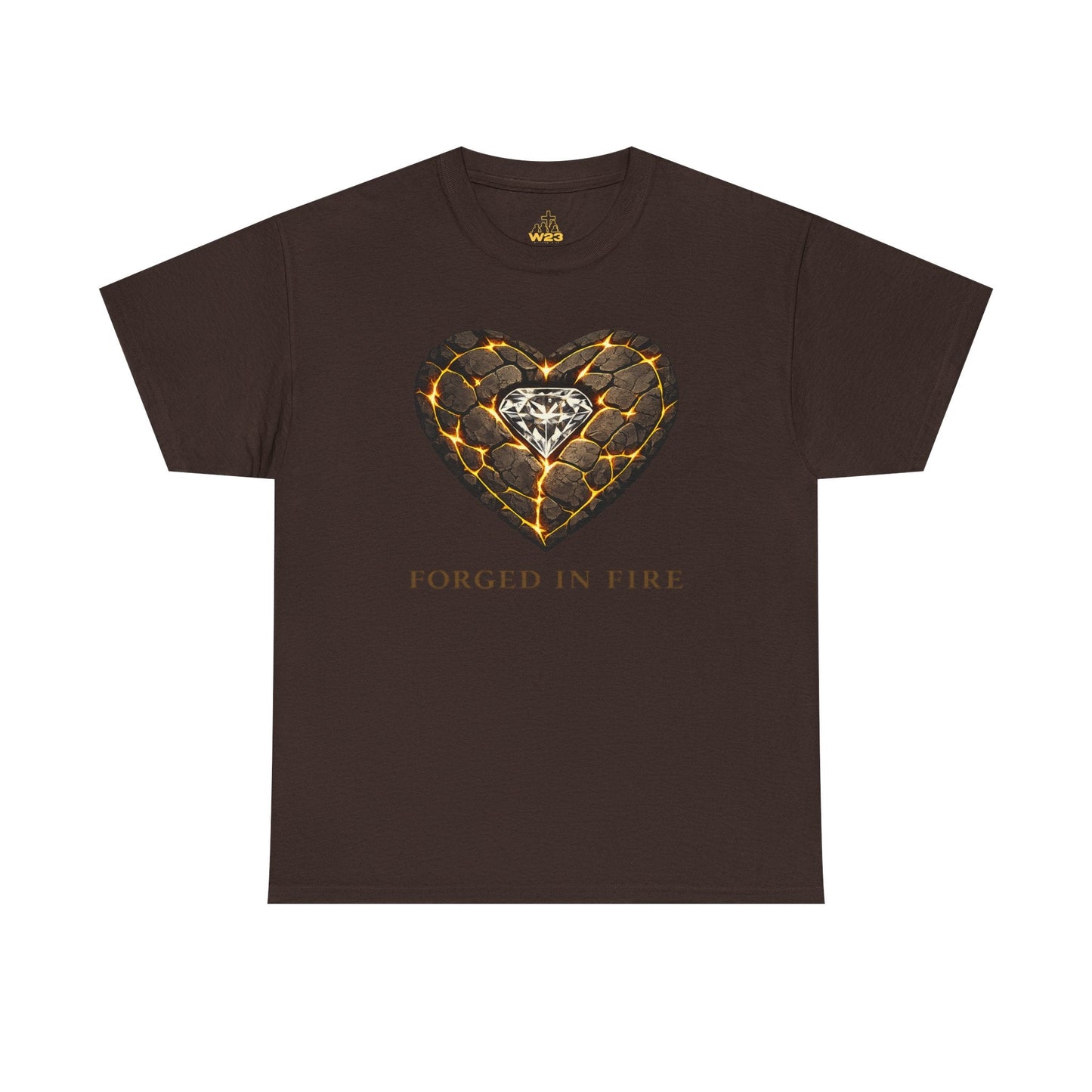 Forged In Fire – Diamond Heart Resilience Graphic Tee