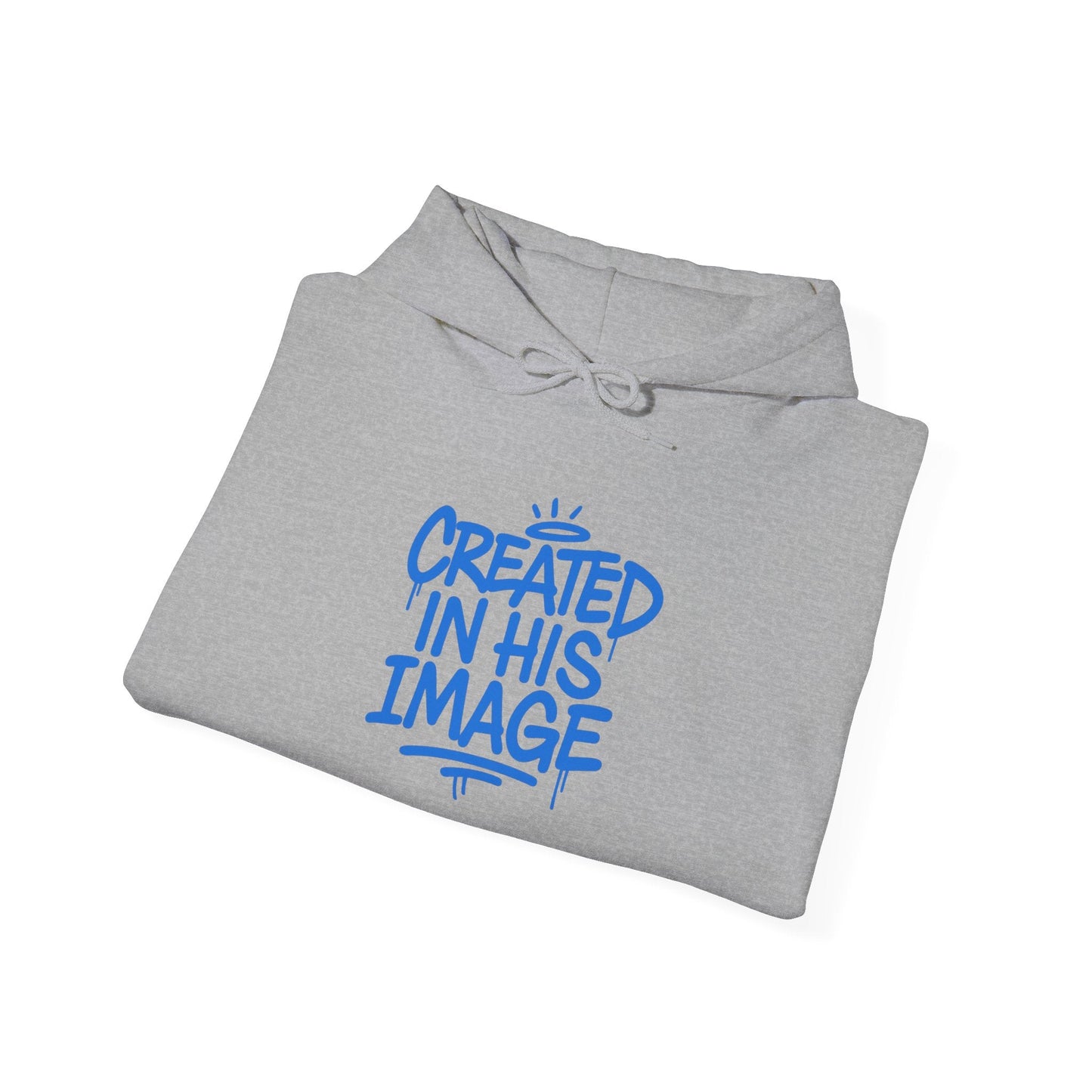 Created In His Image Hoodie — Inspirational Graphic Pullover