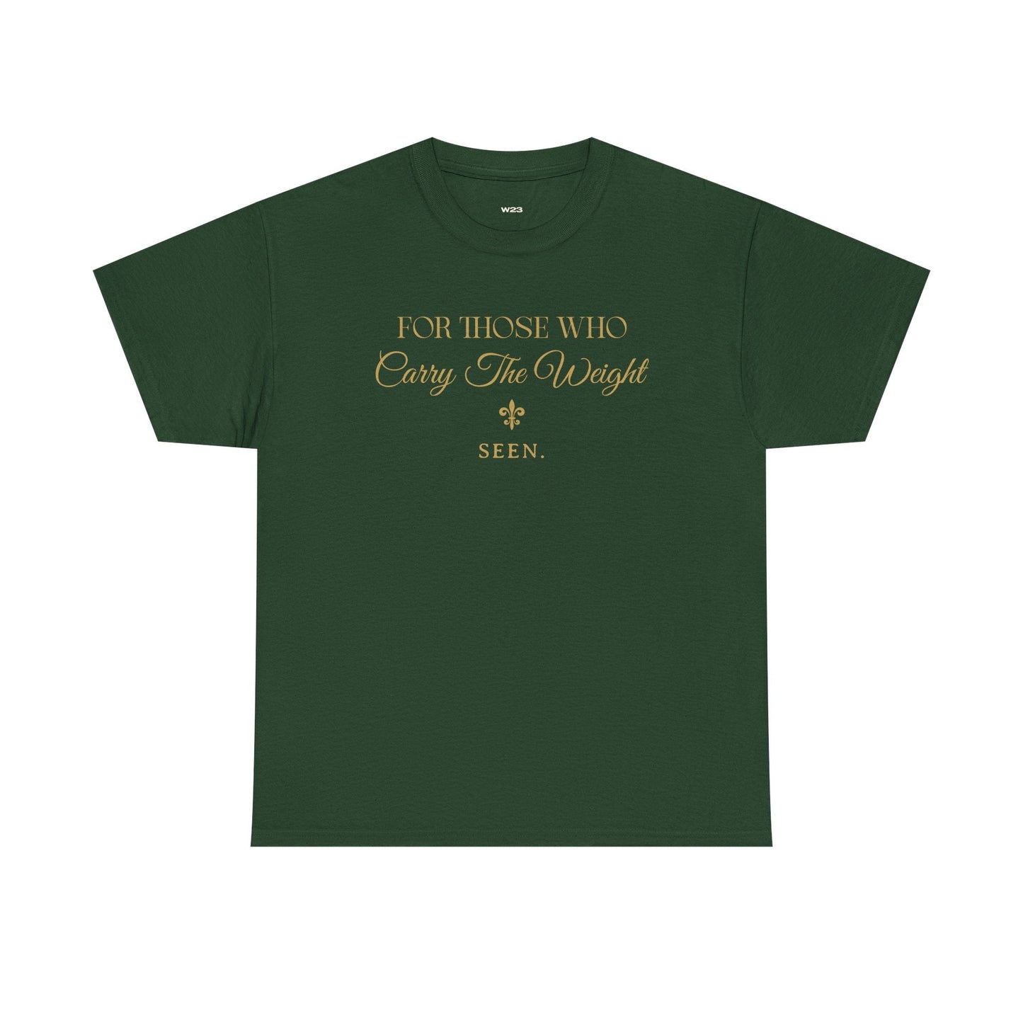 For Those Who Carry The Weight Shirt – SEEN. Tee | Faith Based Men’s Inspirational Tee