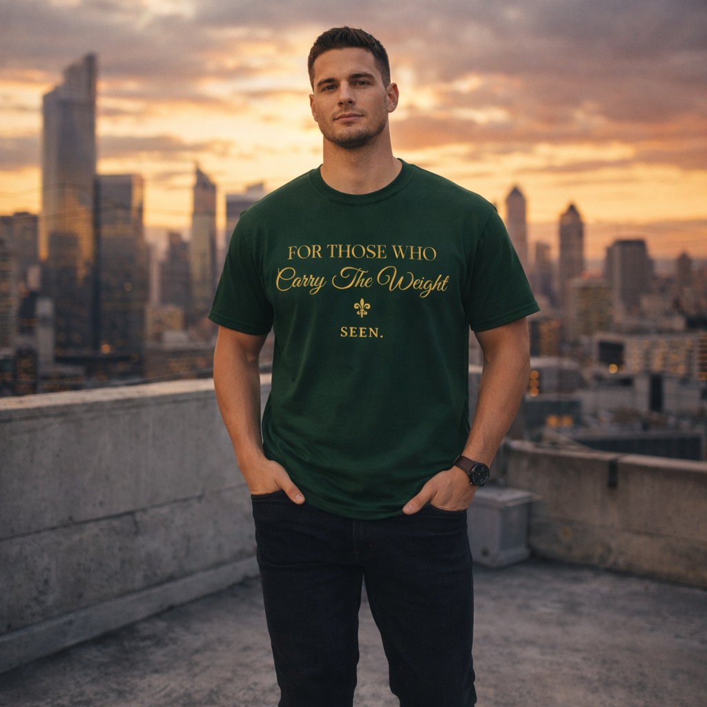 For Those Who Carry The Weight Shirt – SEEN. Tee | Faith Based Men’s Inspirational Tee