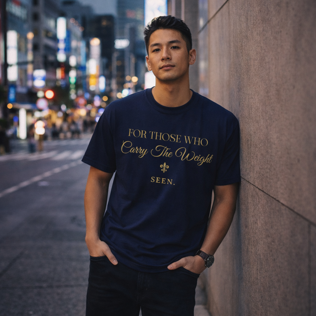 For Those Who Carry The Weight Shirt – SEEN. Tee | Faith Based Men’s Inspirational Tee