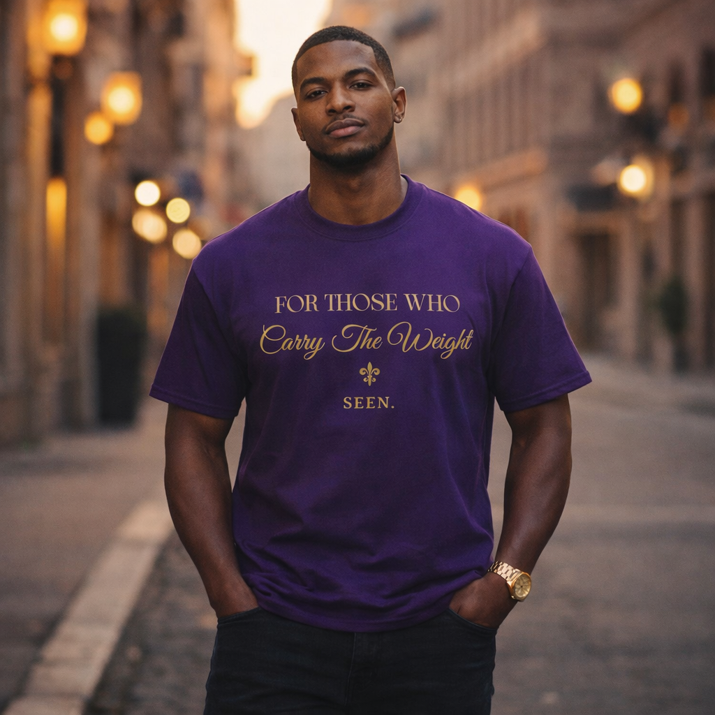 For Those Who Carry The Weight Shirt – SEEN. Tee | Faith Based Men’s Inspirational Tee